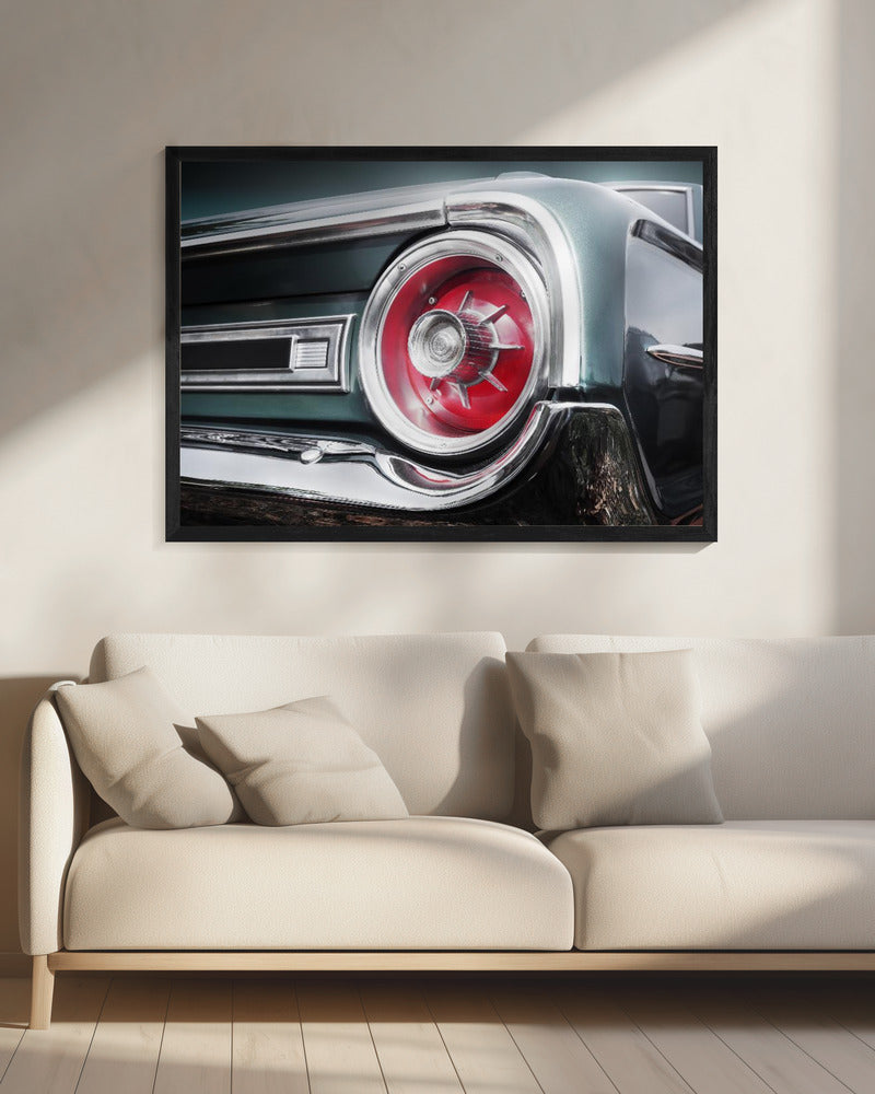 Amerikaanse klassieke auto Galaxie 500 1964 Achterkant | Canvas