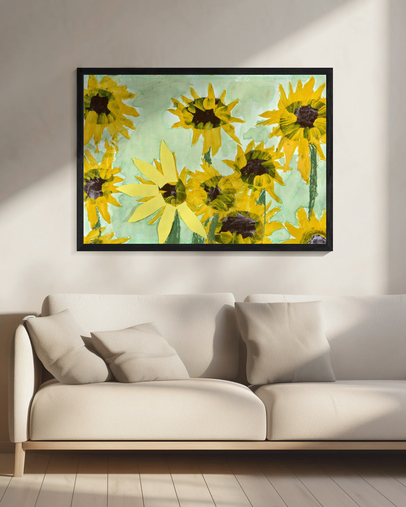 Suikerbloemen van Jam | Canvas