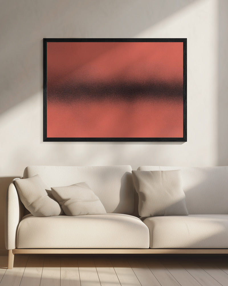 Glimp van Zwart | Canvas