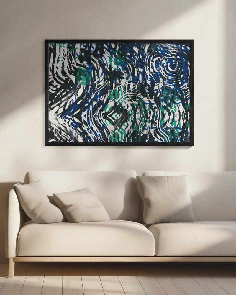 Wervelend doolhof | Canvas
