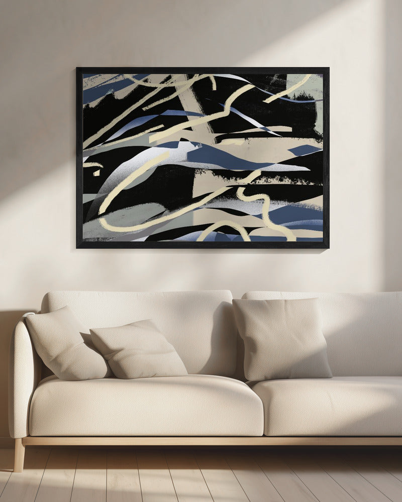 Abstract gebergte | Canvas