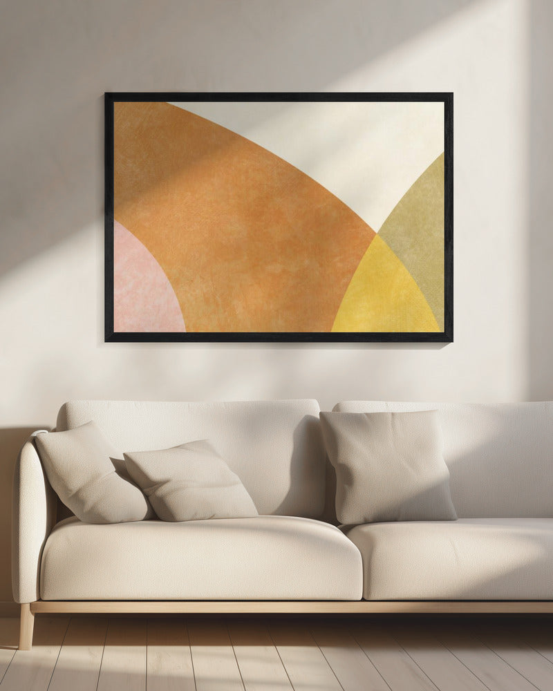 Aqua Shapes 3 Kopie | Canvas