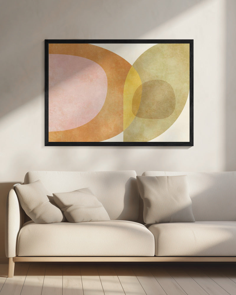 Aqua Shapes 3 Kopie | Canvas