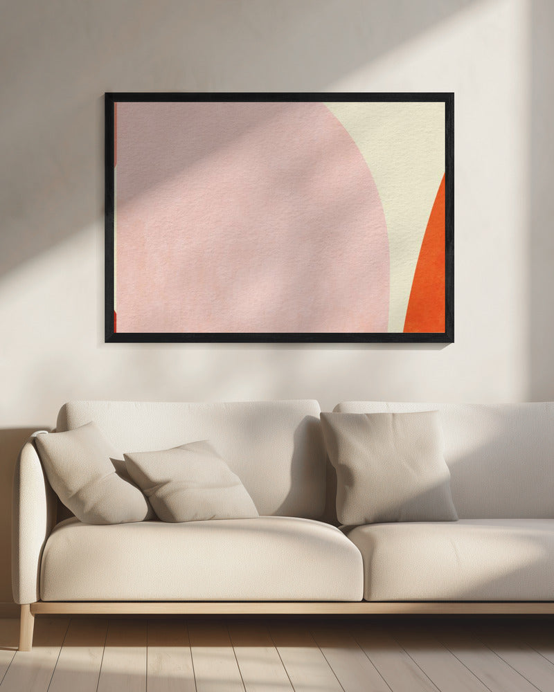 Warme pastelgeometrie | Canvas