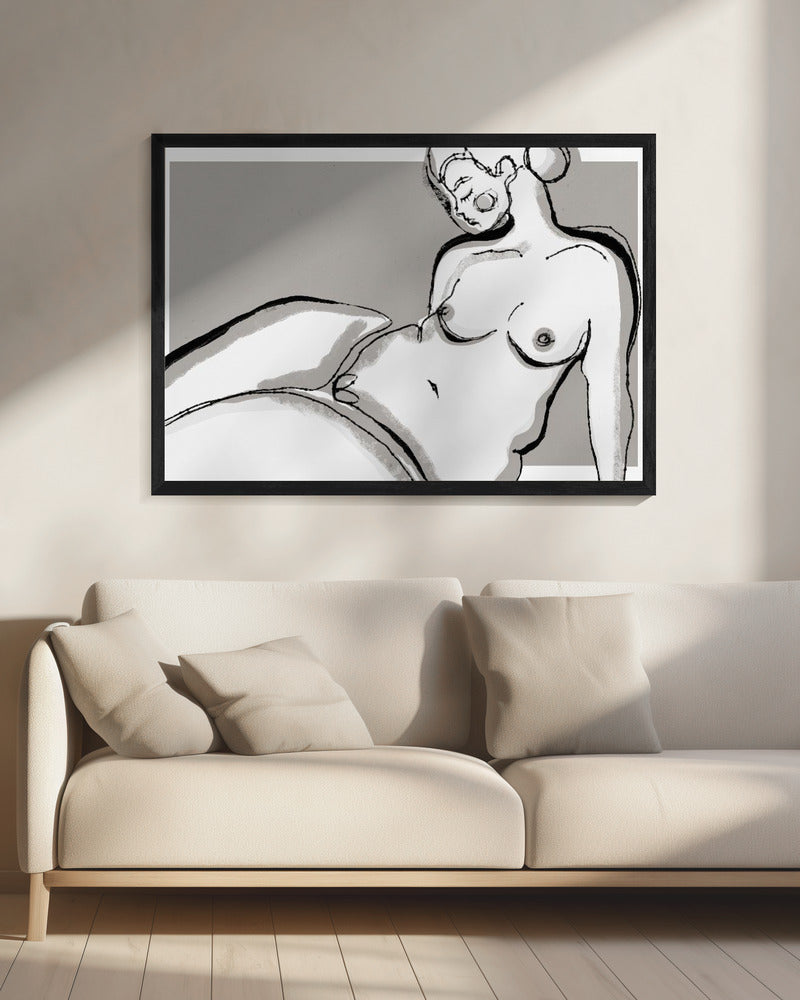 Rustige contouren | Canvas