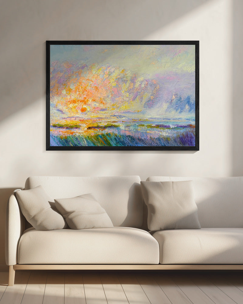 Linten in de lucht | Canvas