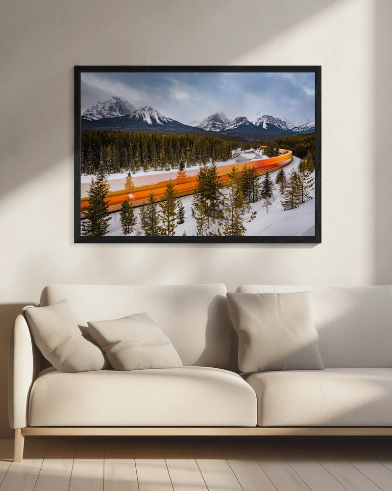 Morant's Curve in de winter | Canvas