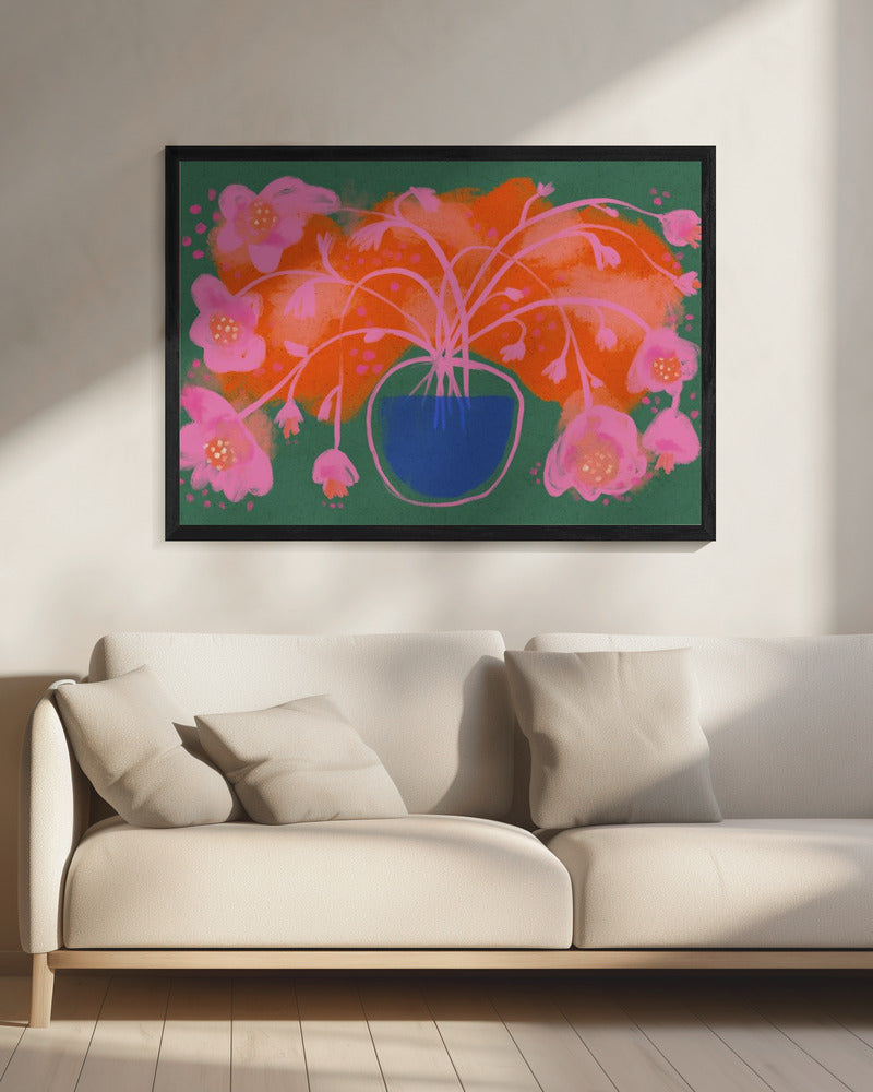 Bloemenuitbarsting Symfonie | Canvas