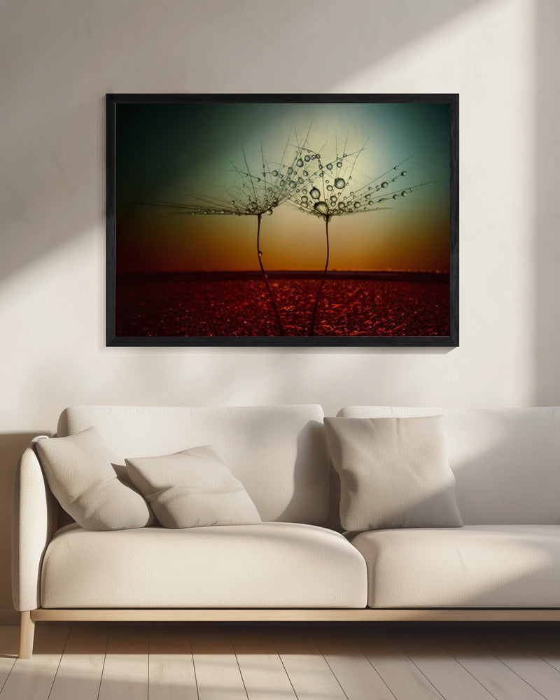 Vuur en water | Canvas
