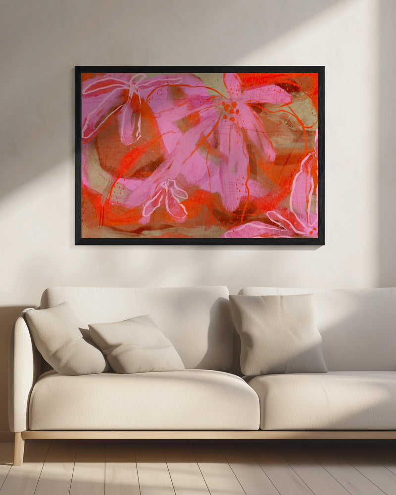 Bloemblaadjesfluisteringen | Canvas
