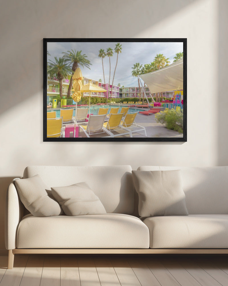 Zwembad bij het Saguaro Hotel - Palm Springs | Canvas