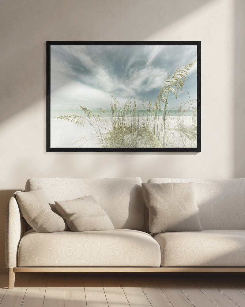 Hemelse rust op het strand | Canvas