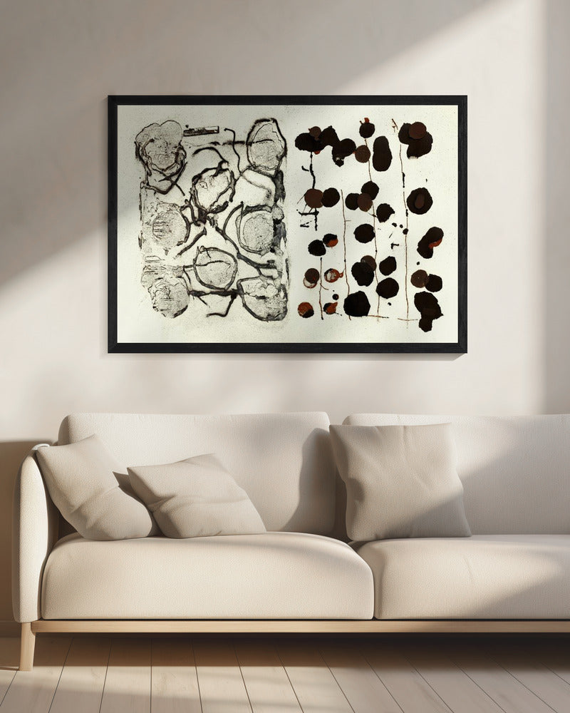 Abstracte symmetrie | Canvas