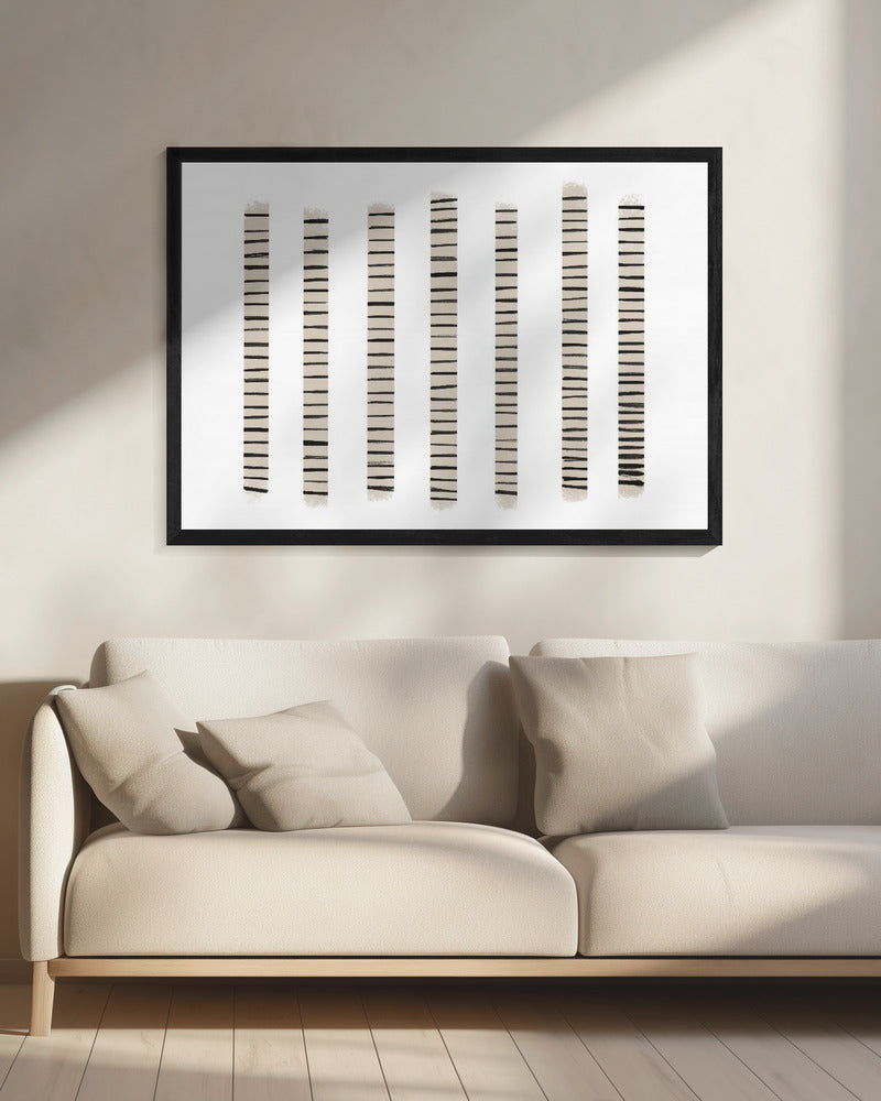 Monochrome Stripes | Canvas