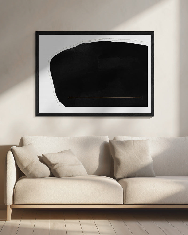 Dominant Zwart | Canvas