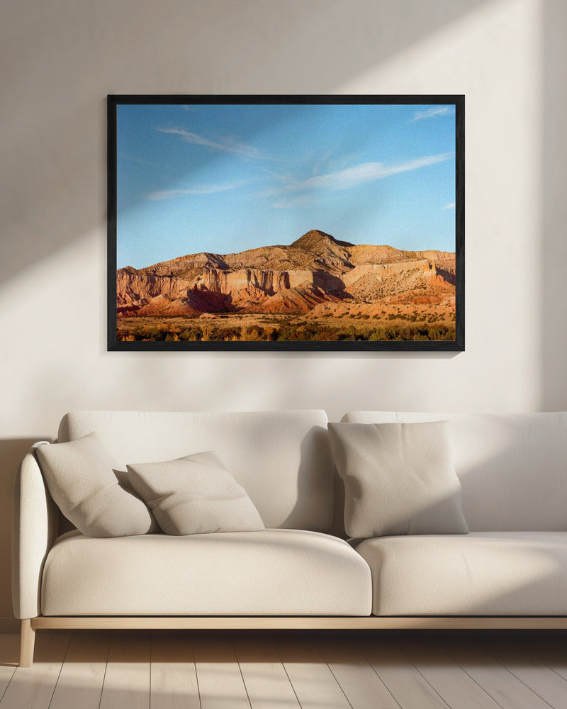 Zonsondergang bij Ghost Ranch | Canvas