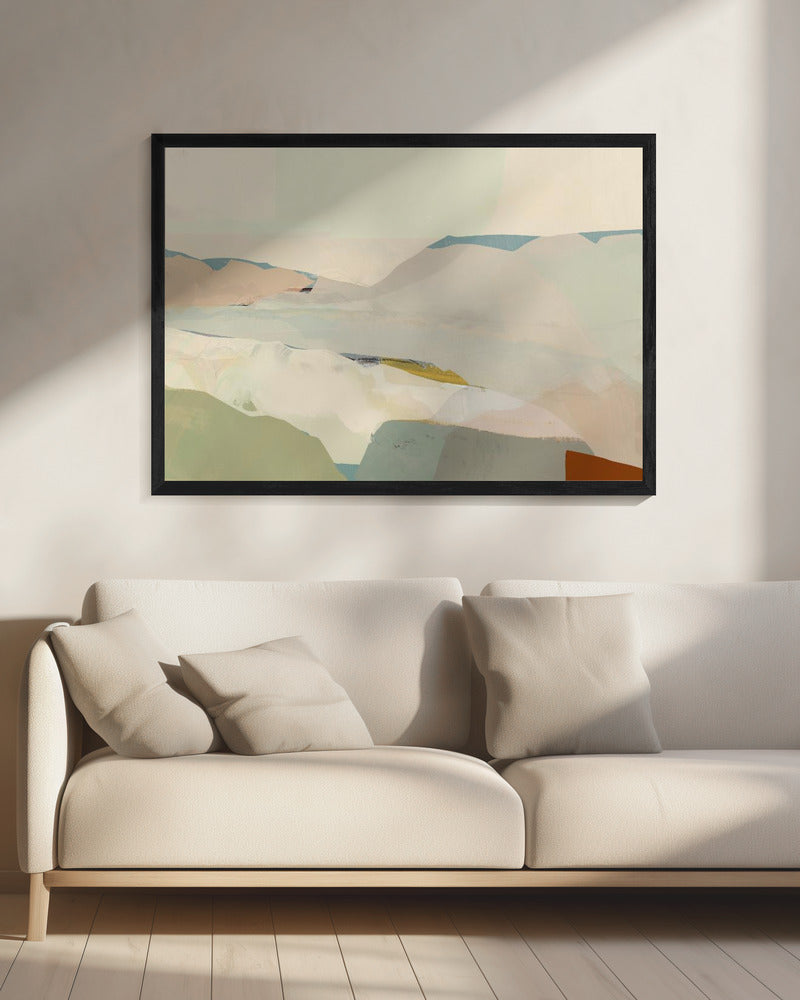 Kleurenblok Landschap 2 | Canvas