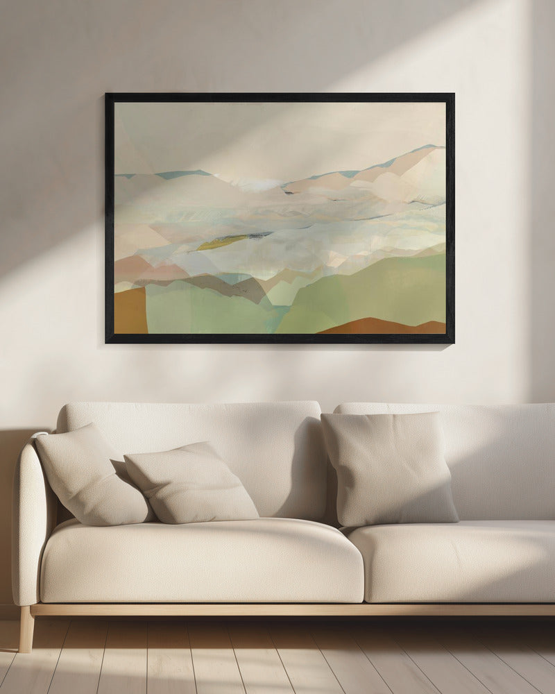 Kleurenblok Landschap 1 | Canvas