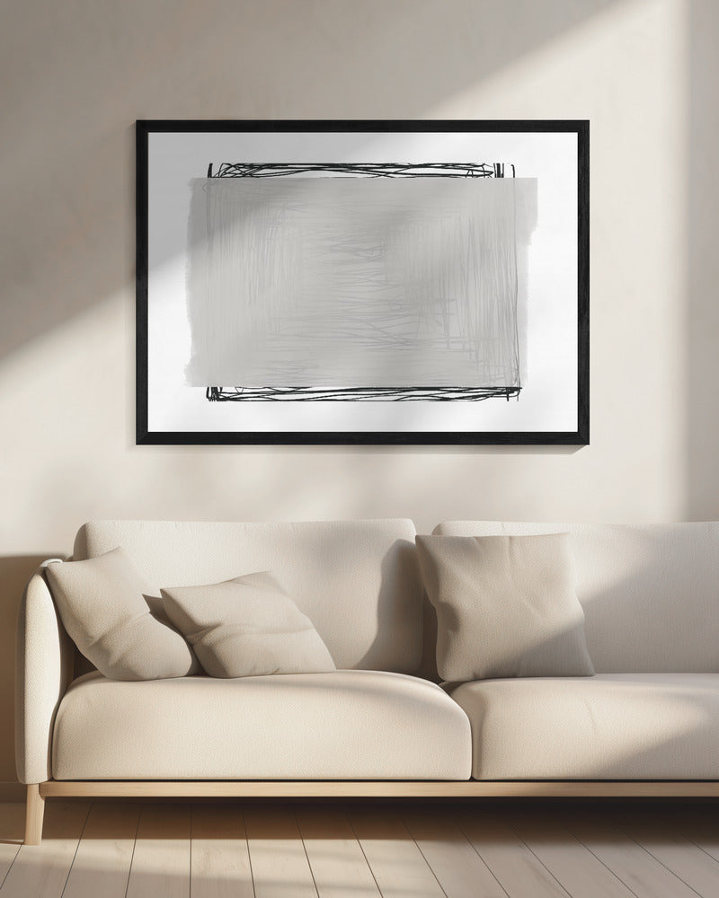 Gekrabbelde sereniteit | Canvas