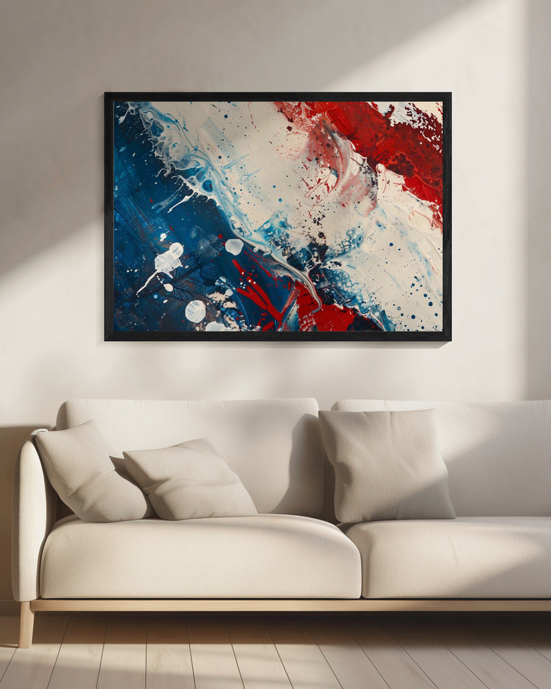 Rood Wit en Blauw | Canvas