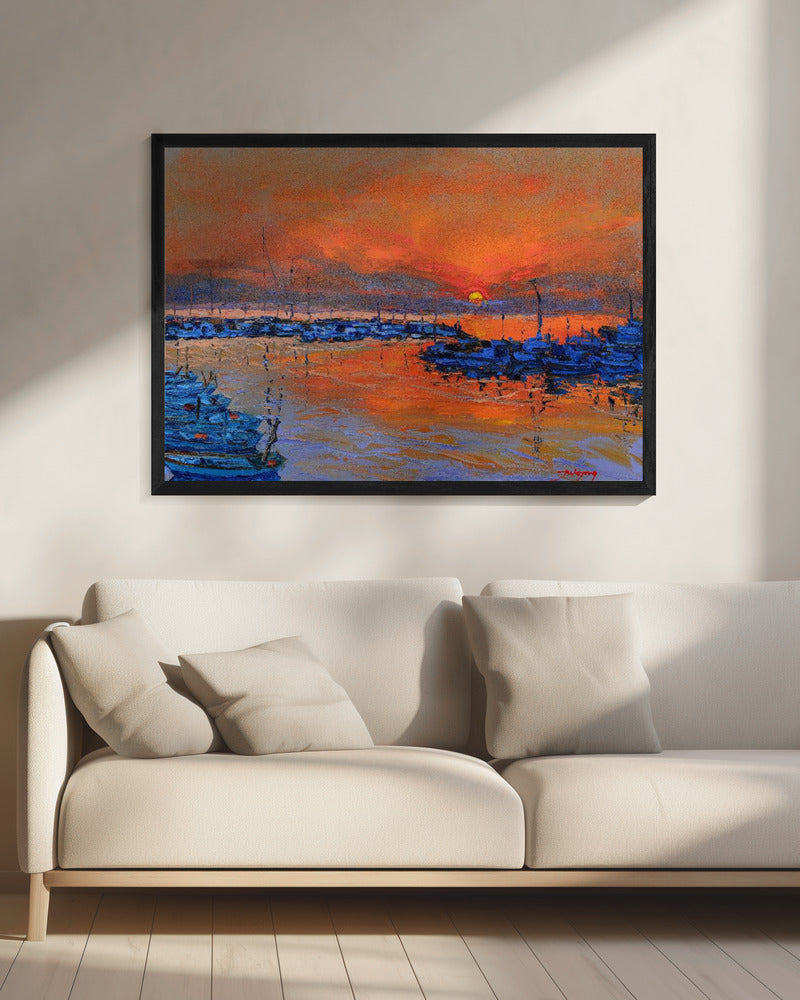 Zonsondergang | Canvas