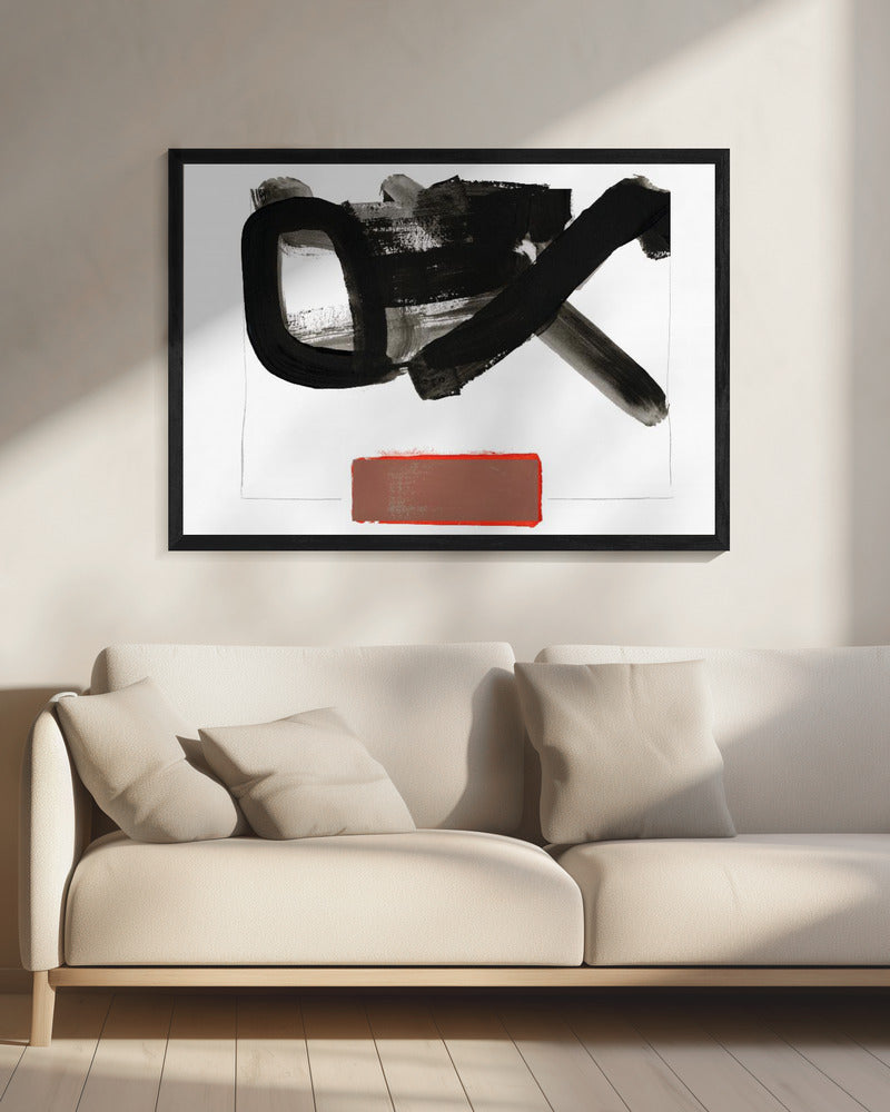 Zwarte Zen 2 | Canvas