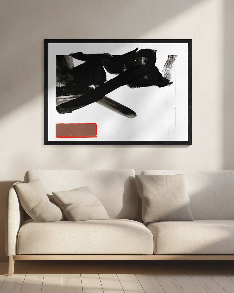 Zwarte Zen 3 | Canvas