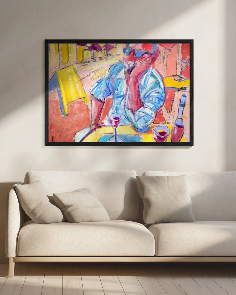 Fles Rood | Canvas