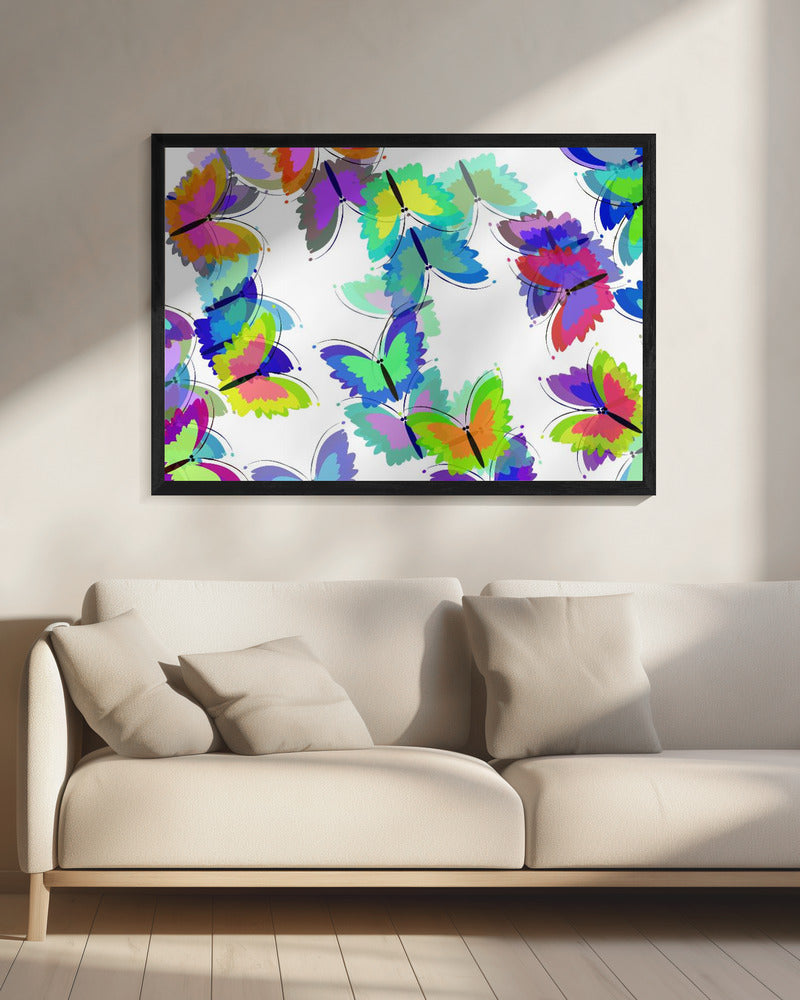 Vlindermix | Canvas