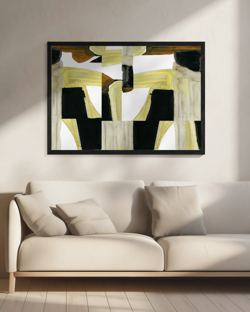 Abstract Cutout Shapes 4 | Canvas