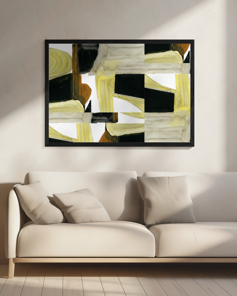 Abstract Cutout Shapes 5 | Canvas