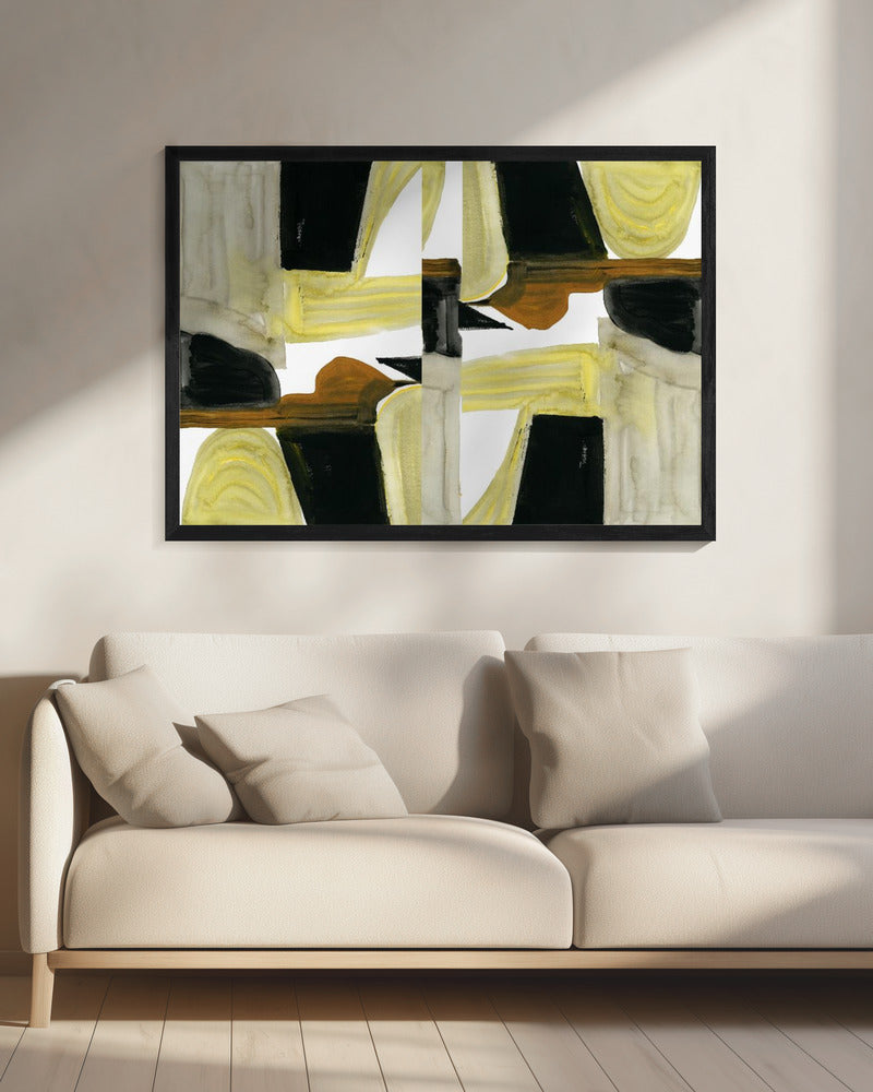 Abstract Cutout Shapes 6 | Canvas