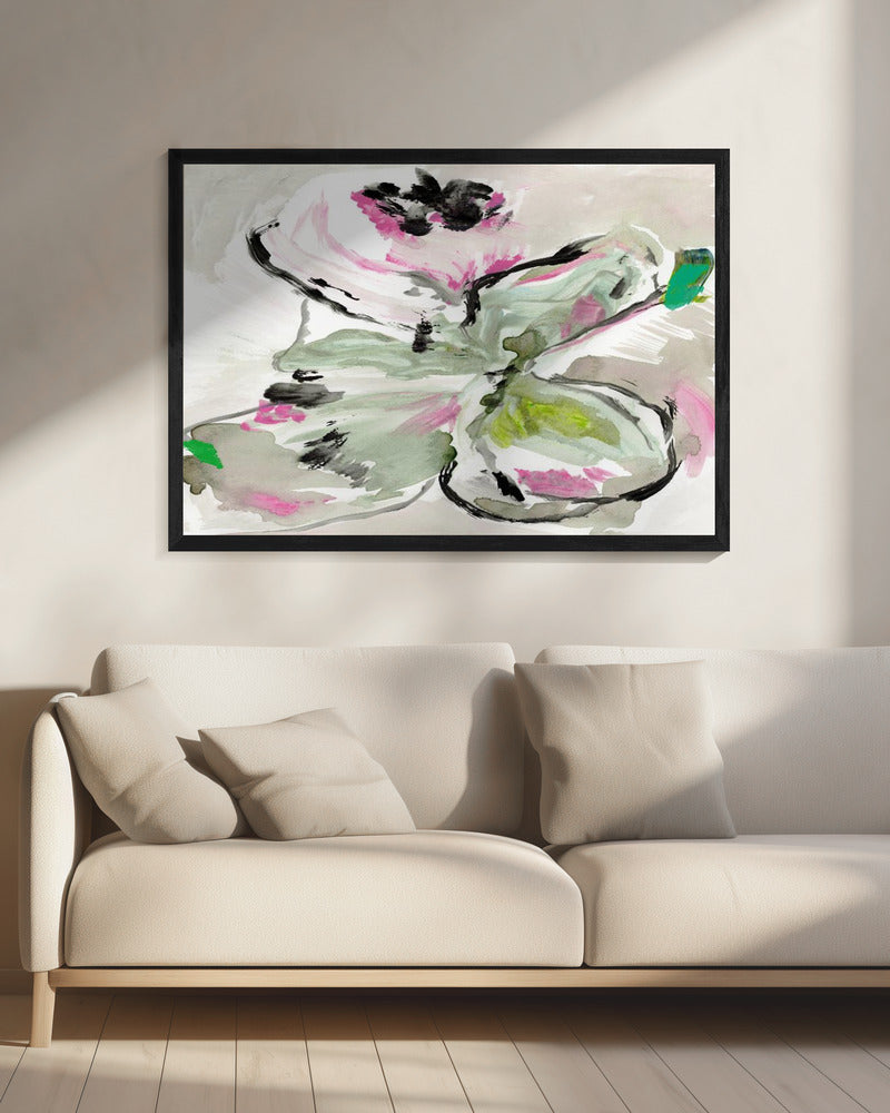 Abstract Purple Violet Pink Hues Floral 1 | Canvas