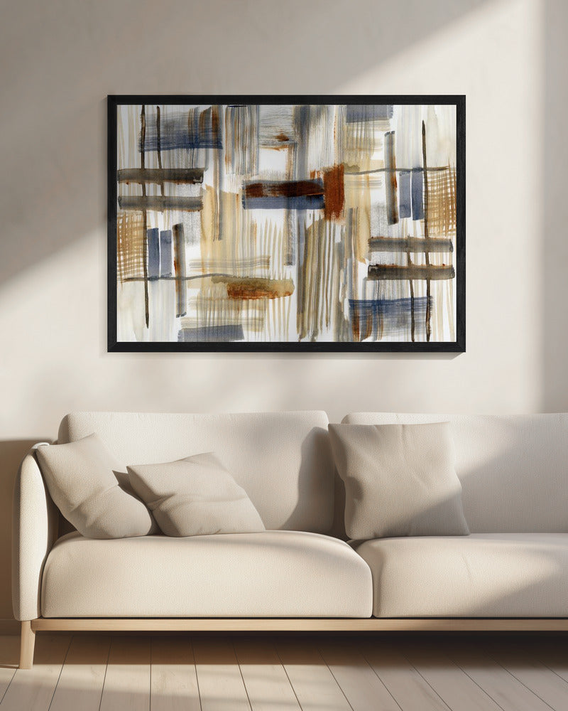Earthtone Shapes 2 | Canvas