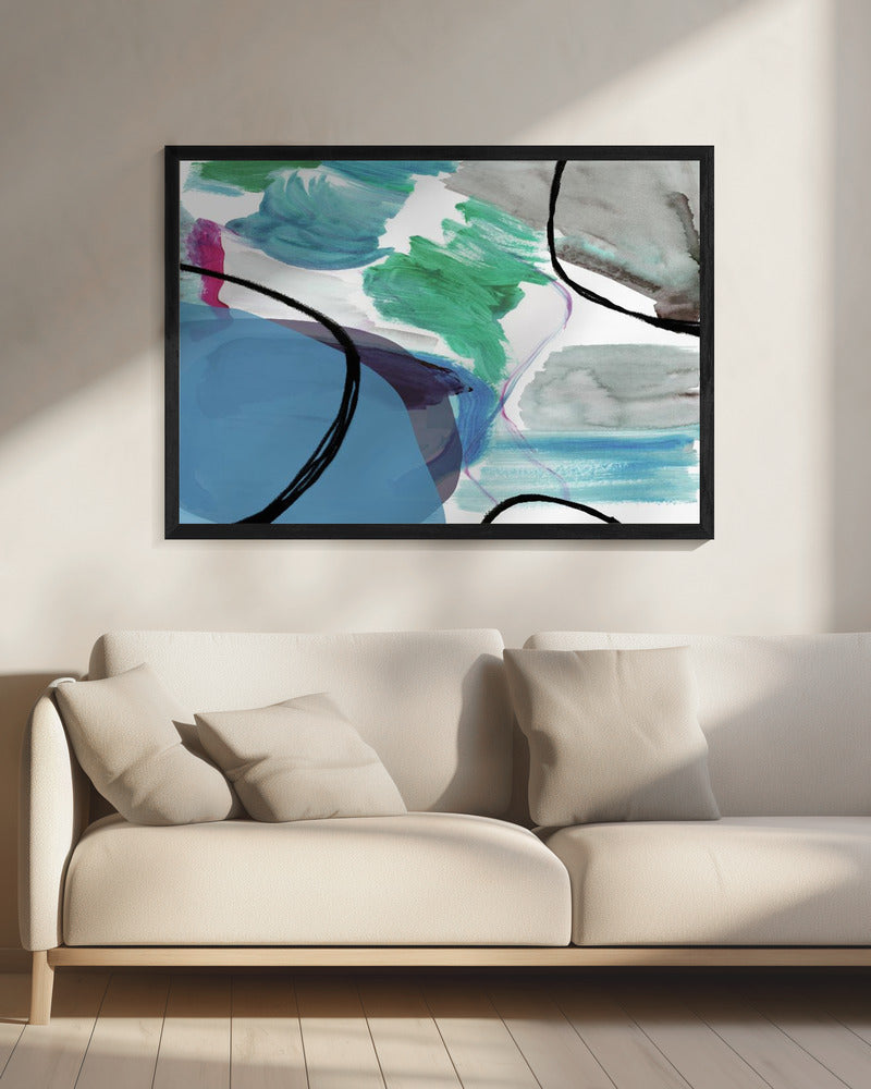 Fluid Abstract Shapes 2 | Canvas