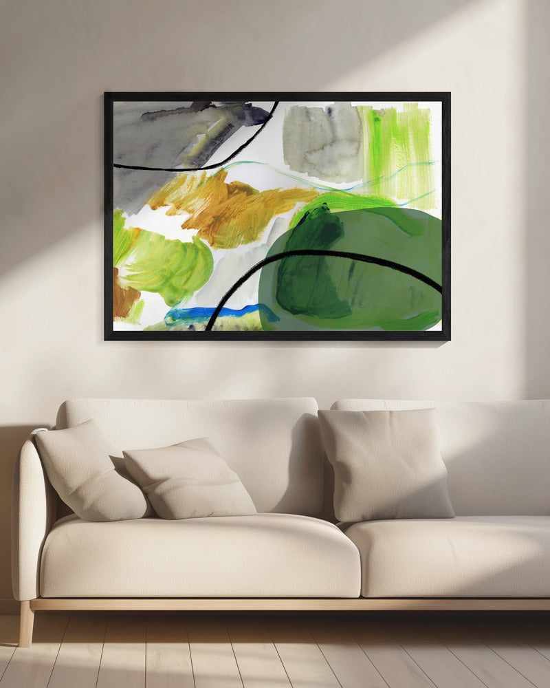Fluid Abstract Shapes 3 | Canvas
