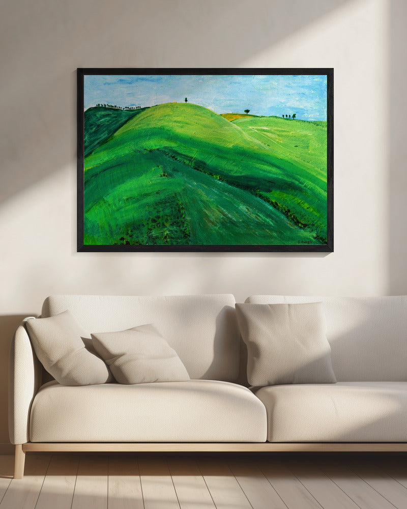 Groene heuvels | Canvas
