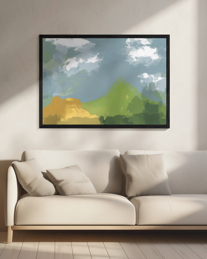 Landschap Abstract | Canvas