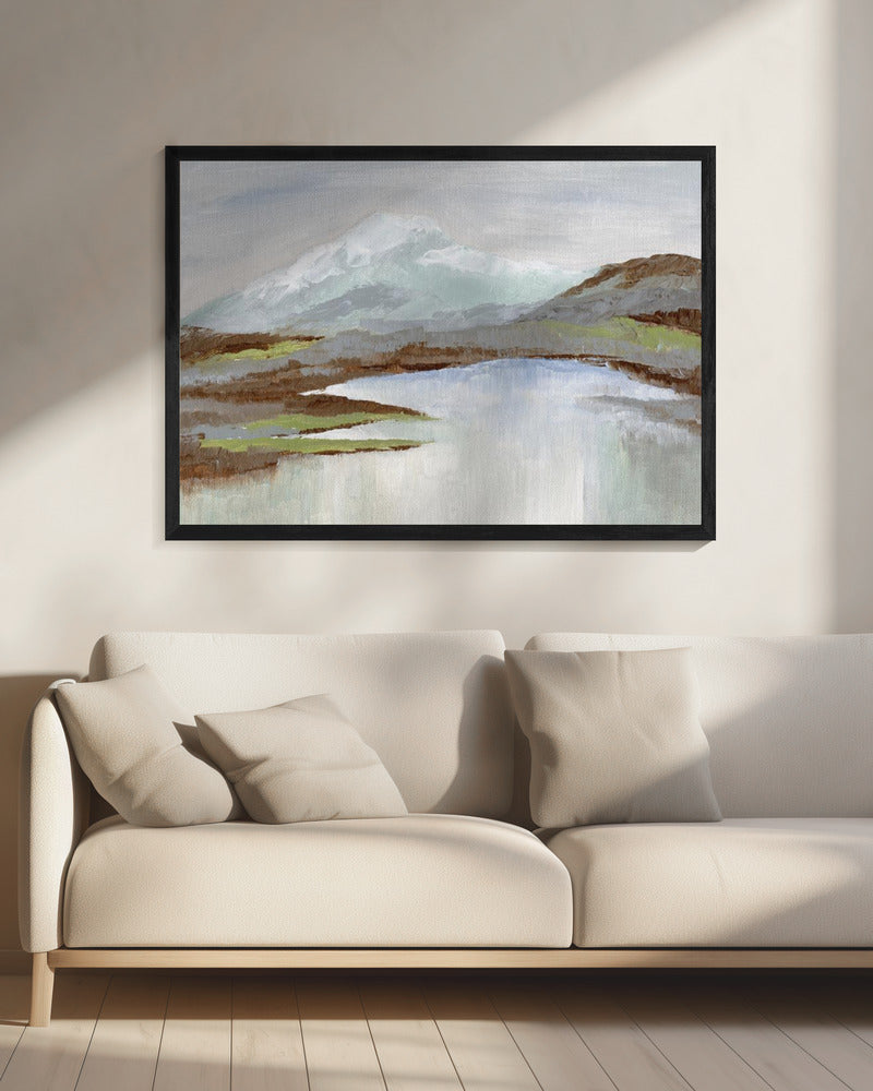 Besneeuwde Alp | Canvas