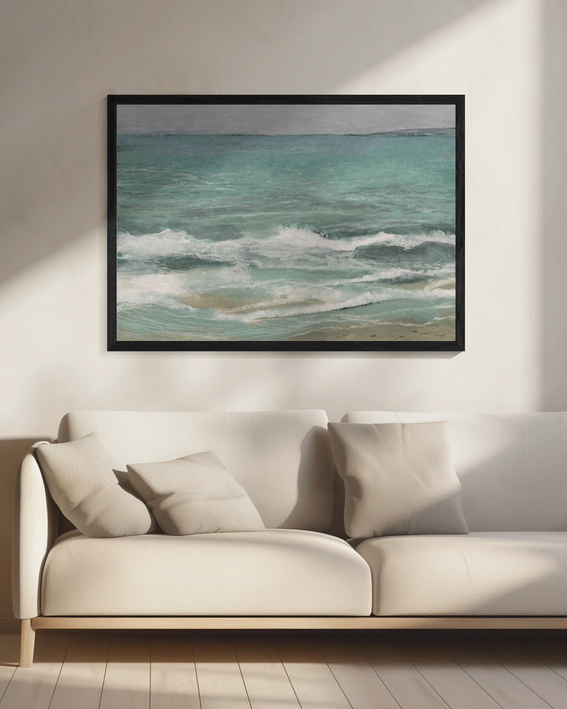 Golven op de oostoever | Canvas
