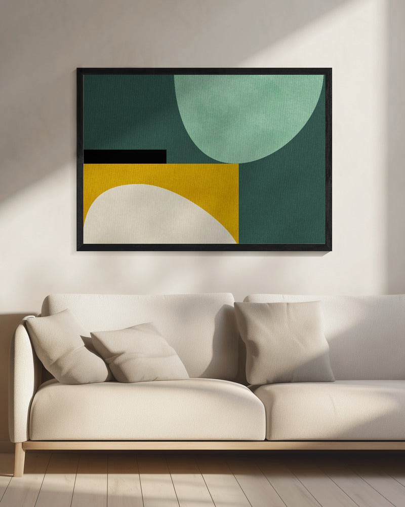 Regenboog Plus Vormen1 | Canvas
