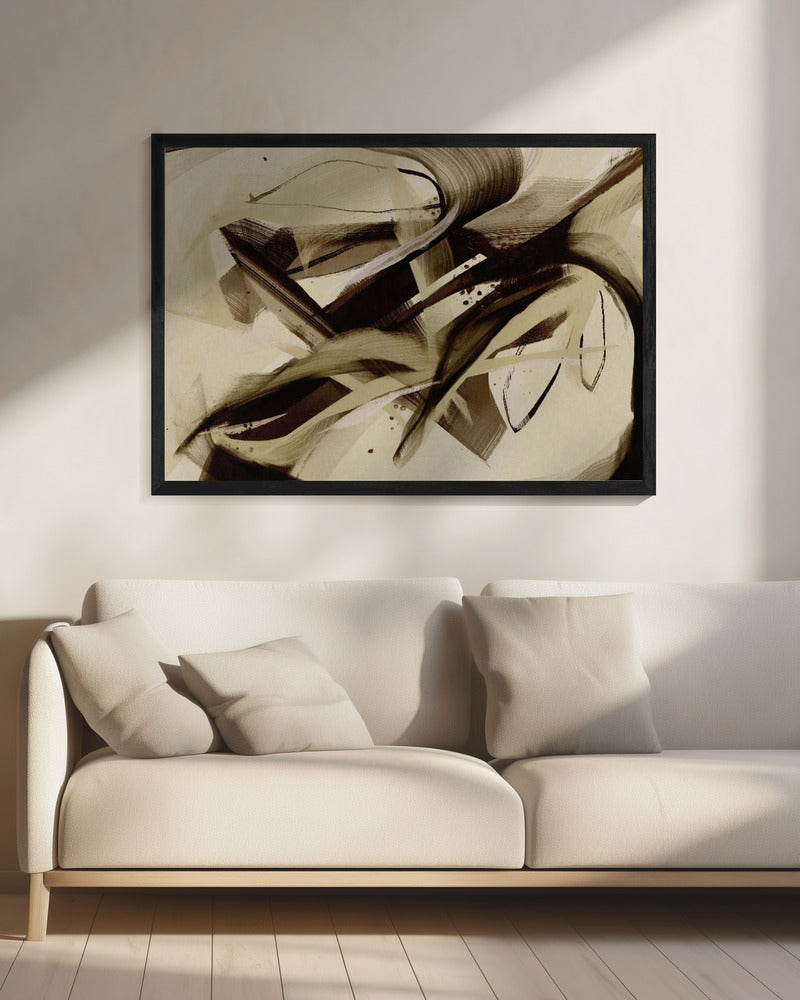 Elegantie in beweging | Canvas