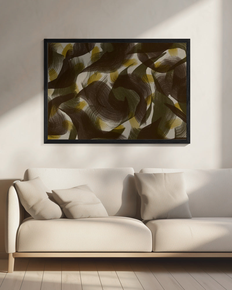 Wervelende aardtonen | Canvas
