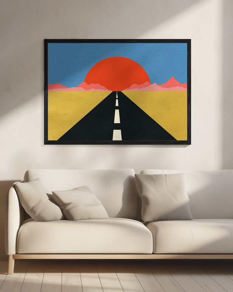 Weg naar de zon | Canvas