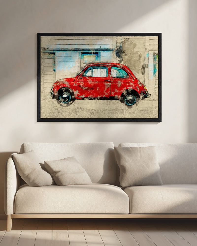 Retro Auto | Canvas