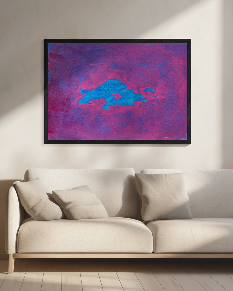 Uap Cyaan, Magenta Hemel | Canvas