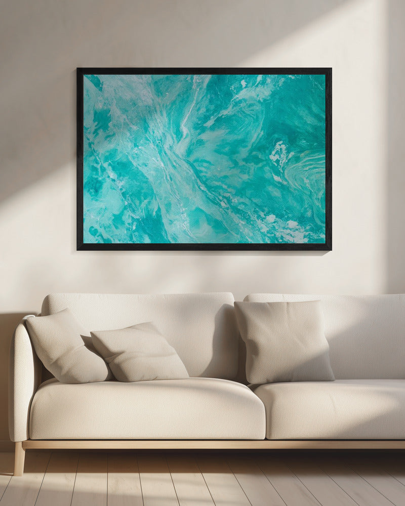 Vloeiende beweging in aquatinten | Canvas