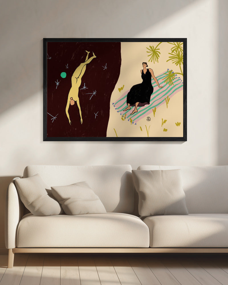 Duikfiguur | Canvas