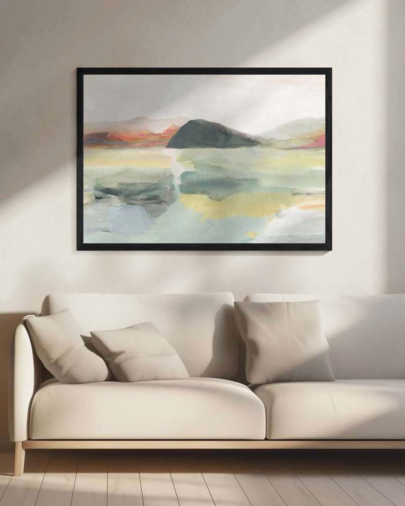 Aquarel Landschap No2 | Canvas