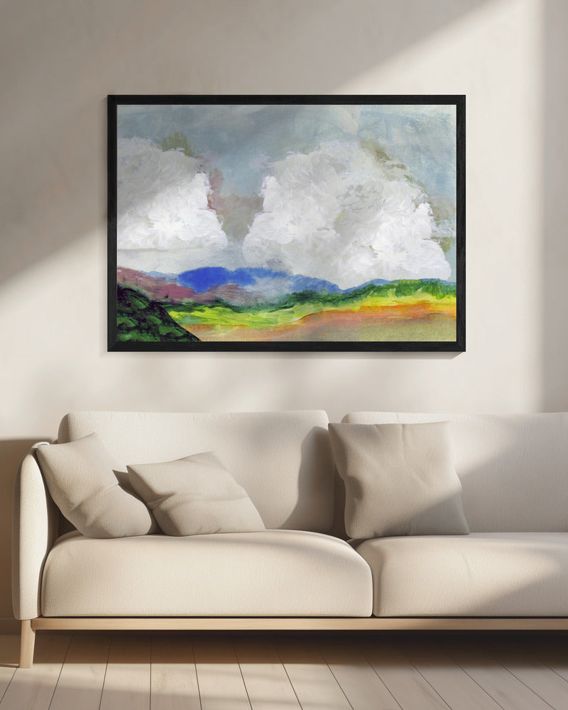 Grote Wolken Landschap 2 | Canvas